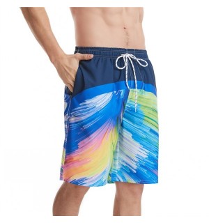 Quick Drying Beach Pants Swimming Trunks for Men Summer Surfing Boardshorts Mens Swimwear